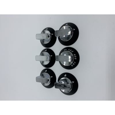 Thetford Chrome Hob knobs (6 Pack)