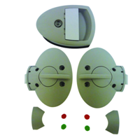 Hartal TriMark Left Hand Inner Lock, Grey, suits West Alloy