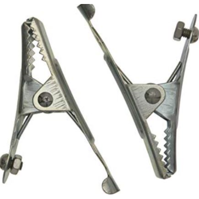 W4 25amp Crocodile Clips (2 pack)