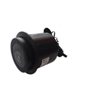 Black Mini Pop-Up Wireless Charger with Dual USB Ports