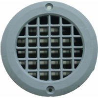 DLS 75mm Round Short Tail Vent - Grey