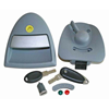 Hartal Triangle Left Hand Complete Bailey Lock Kit, Grey, suits HSC