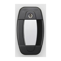 Hartal Evoline Right Hand Outer Handle - Black/Bright Chrome suits HSC