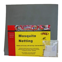 W4 1m x 2m Grey Mosquito Netting