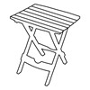 Quest Fleetwood Slatted Side Table