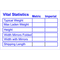 W4 Vital Statistics Sticker