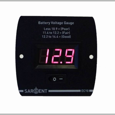 Sargent EC10 Battery Voltage Gauge Control Panel
