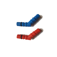 Reich Nozzle ridged - red & blue