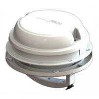 Maxxfan White Dome Plus with LED