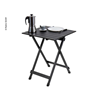 Reimo Black Aluminium Folding Table