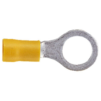 W4 8mm Ring Terminal - Yellow (3 pack)